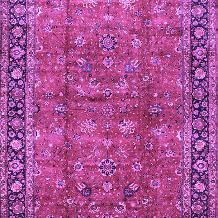 Machine Washable Oriental Purple Traditional Area Rugs, wshtr38pur