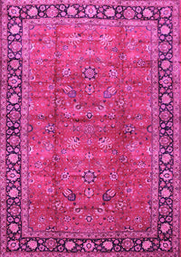 Oriental Pink Traditional Rug, tr38pnk