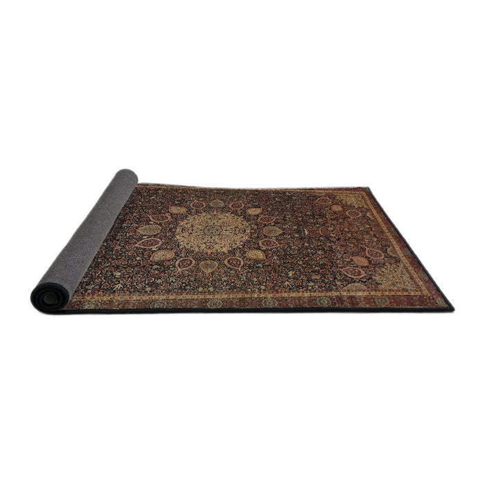 Sideview of Traditional Red Medallion Rug, tr39