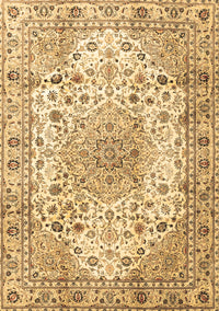 Medallion Brown Traditional Rug, tr3900brn