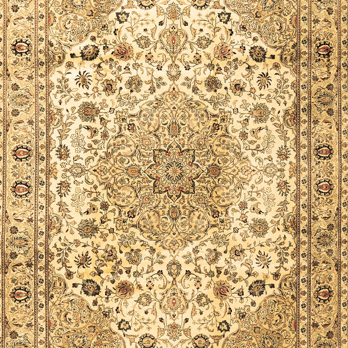 Medallion Brown Traditional Rug, tr3900brn