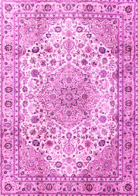 Medallion Pink Traditional Rug, tr3900pnk