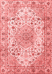 Medallion Red Traditional Rug, tr3900red