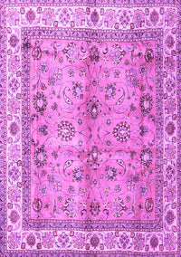 Oriental Purple Traditional Rug, tr3901pur