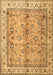 Machine Washable Oriental Brown Traditional Rug, wshtr3901brn