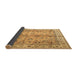 Sideview of Oriental Brown Traditional Rug, tr3901brn