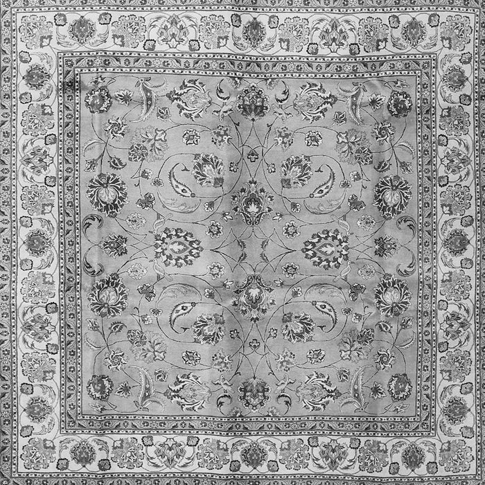 Serging Thickness of Oriental Gray Traditional Rug, tr3901gry