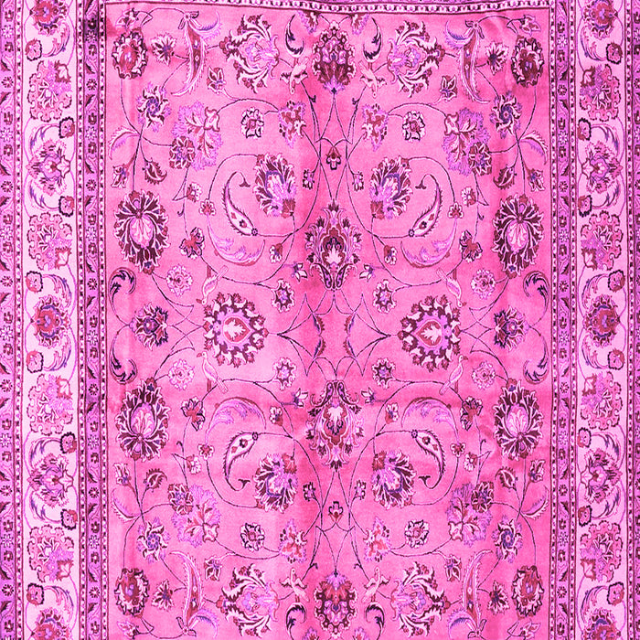 Oriental Pink Traditional Rug, tr3901pnk