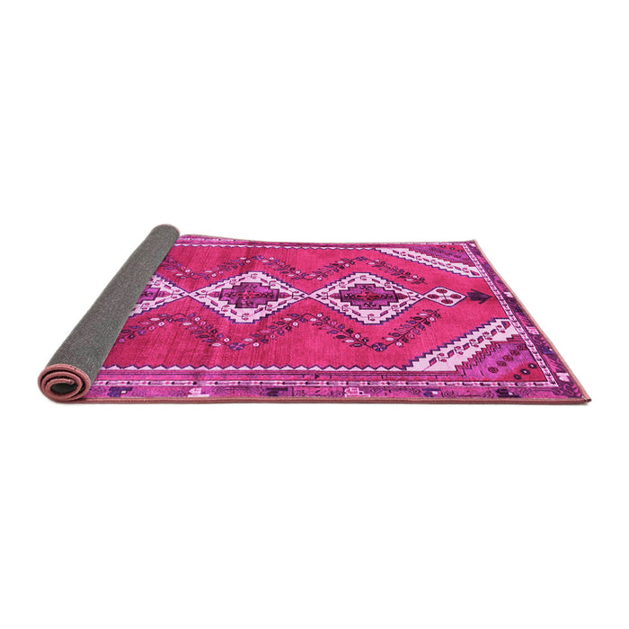 Sideview of Persian Pink Traditional Rug, tr3902pnk