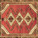 Square Machine Washable Persian Brown Traditional Rug, wshtr3902brn