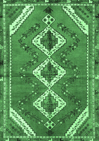 Persian Emerald Green Traditional Rug, tr3902emgrn