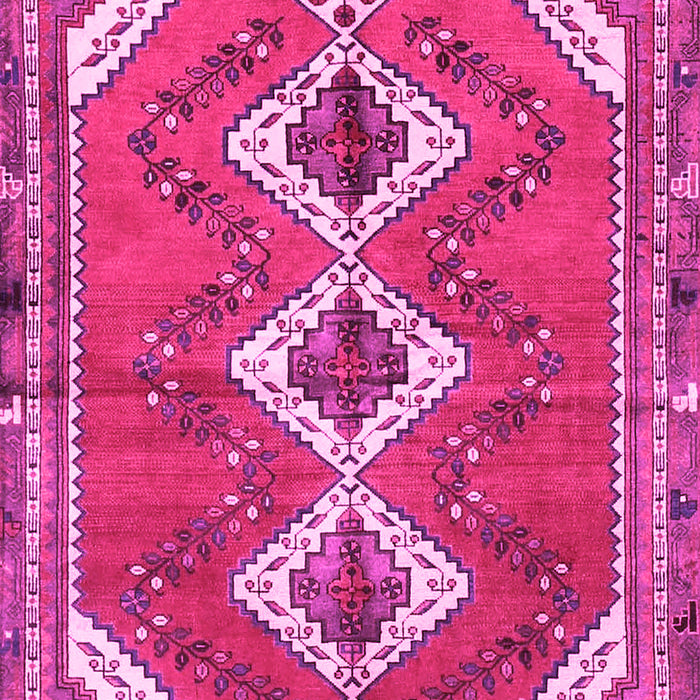 Machine Washable Persian Pink Traditional Rug, wshtr3902pnk
