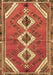 Machine Washable Persian Brown Traditional Rug, wshtr3902brn