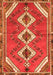 Persian Orange Traditional Rug, tr3902org
