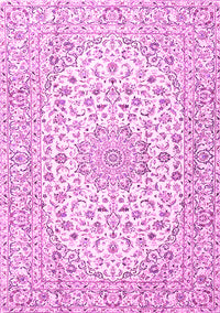 Medallion Pink Traditional Rug, tr3903pnk