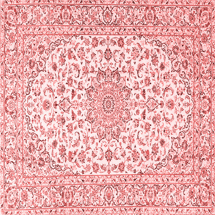 Medallion Red Traditional Rug, tr3903red