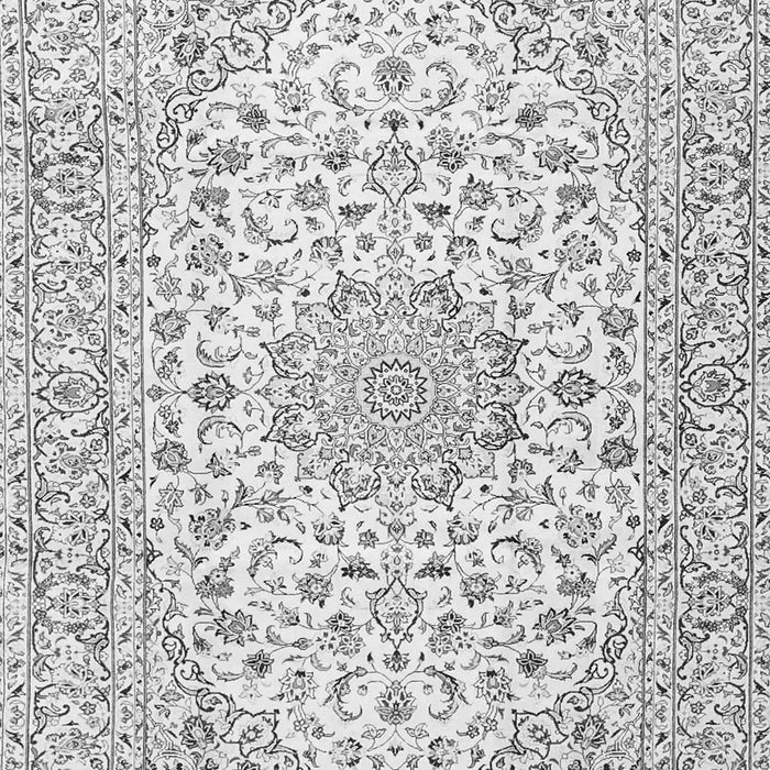 Medallion Gray Traditional Rug, tr3903gry