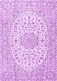 Medallion Purple Traditional Rug, tr3903pur