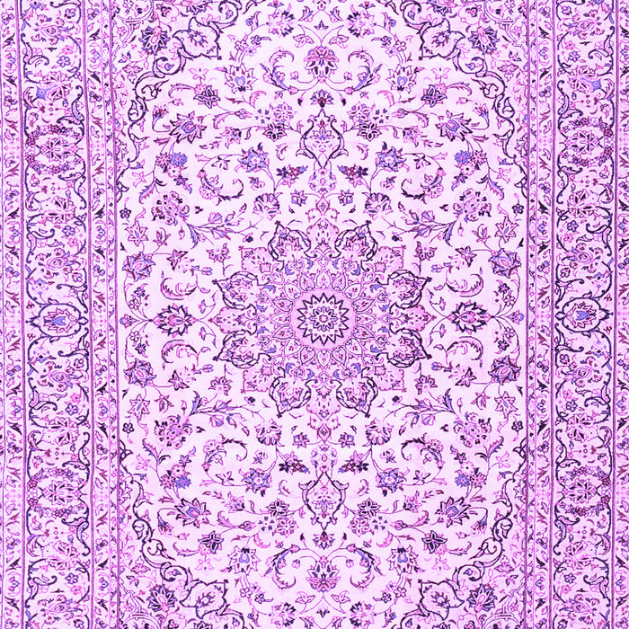 Medallion Purple Traditional Rug, tr3903pur