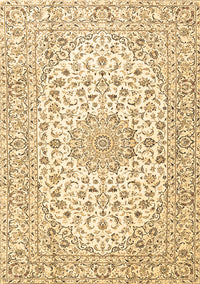 Medallion Brown Traditional Rug, tr3903brn