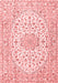 Medallion Red Traditional Area Rugs