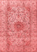 Medallion Red Traditional Area Rugs