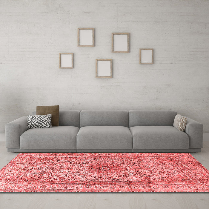 Traditional Red Washable Rugs