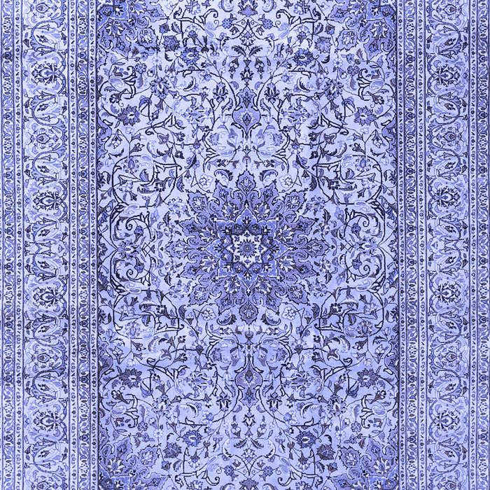Medallion Blue Traditional Rug, tr3904blu