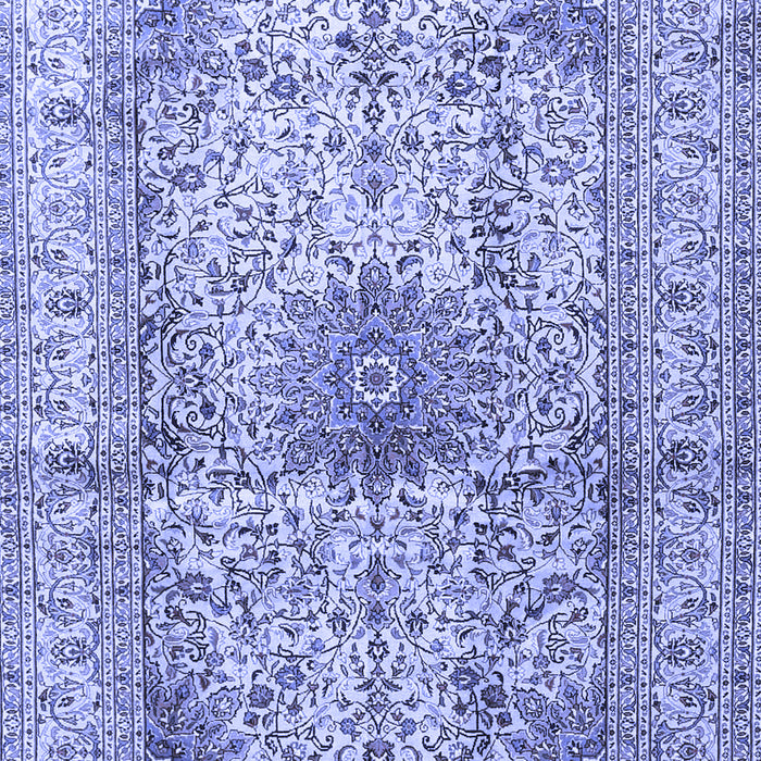 Medallion Blue Traditional Rug, tr3905blu