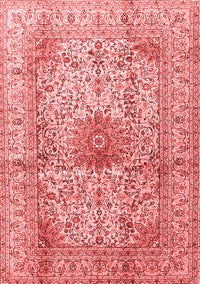 Medallion Red Traditional Rug, tr3905red