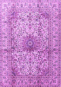 Medallion Purple Traditional Rug, tr3905pur