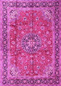 Medallion Pink Traditional Rug, tr3906pnk