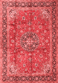 Medallion Red Traditional Rug, tr3906red