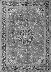 Medallion Gray Traditional Rug, tr3906gry