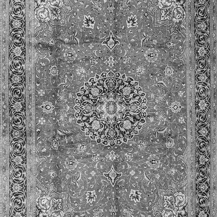 Medallion Gray Traditional Rug, tr3906gry