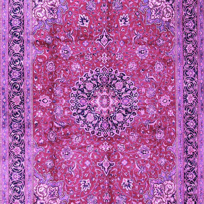 Medallion Purple Traditional Rug, tr3906pur