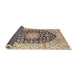 Sideview of Traditional Chestnut Brown Persian Rug, tr3907