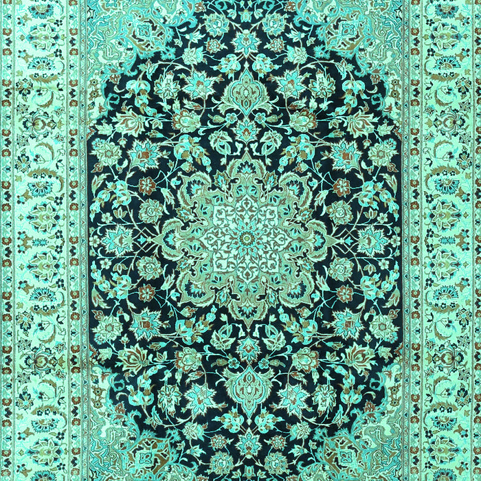 Persian Turquoise Traditional Rug, tr3907turq
