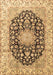 Machine Washable Persian Brown Traditional Rug, wshtr3907brn