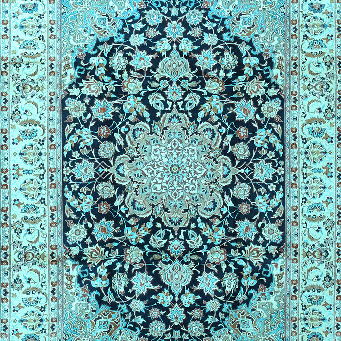 Persian Light Blue Traditional Rug, tr3907lblu