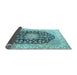 Sideview of Persian Light Blue Traditional Rug, tr3907lblu