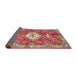 Sideview of Traditional Crimson Red Persian Rug, tr3908