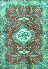 Persian Turquoise Traditional Rug, tr3908turq