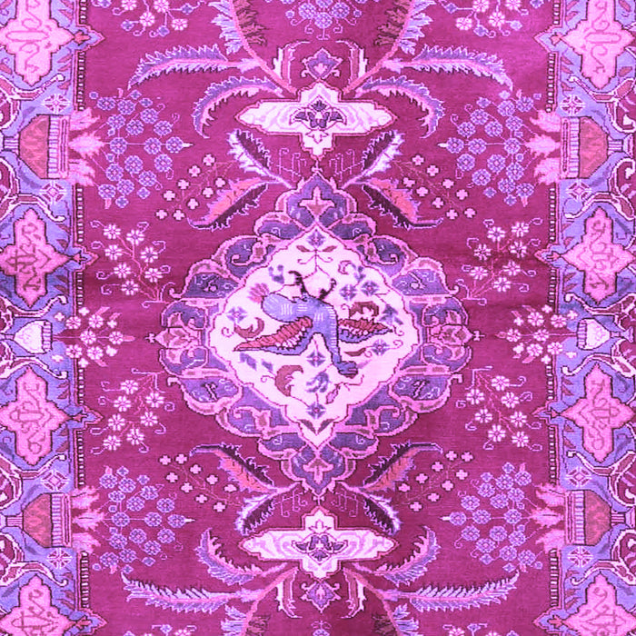 Machine Washable Persian Purple Traditional Area Rugs, wshtr3908pur