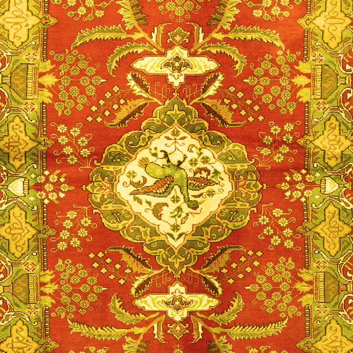 Persian Yellow Traditional Rug, tr3908yw