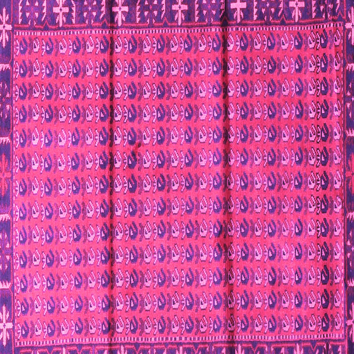Square Machine Washable Persian Pink Traditional Rug, wshtr3909pnk