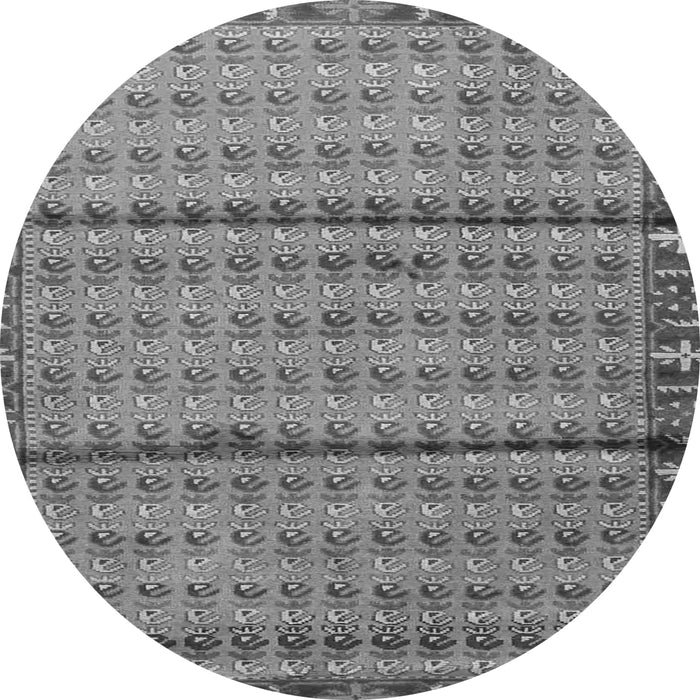 Machine Washable Persian Gray Traditional Rug, wshtr3909gry