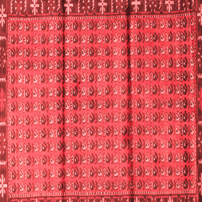 Machine Washable Persian Red Traditional Rug, wshtr3909red