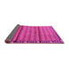 Sideview of Persian Pink Traditional Rug, tr3909pnk