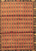 Machine Washable Persian Brown Traditional Rug, wshtr3909brn